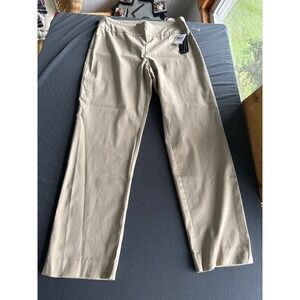 Counterparts Womens Pull On Slimming Straight Leg Pants Stone Beige Size 10 NWT